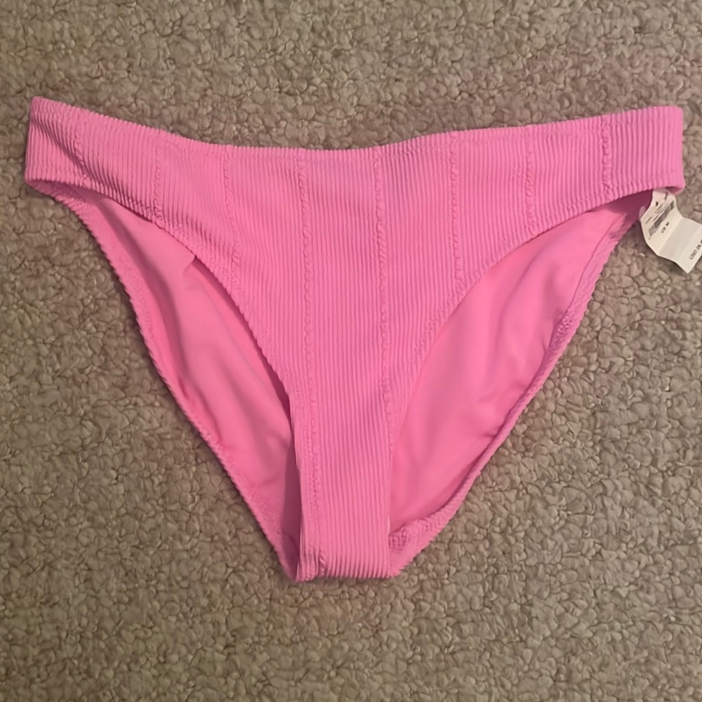 NWT Aerie pink bikini bottoms size medium